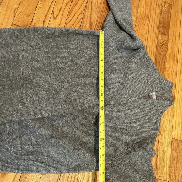 J. Crew Gray Cocoon Merino Wool Alpaca Blend Sweater Blazer Size‎ XS - Picture 9 of 9